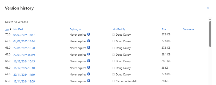 Version-history-view-Sharepoint