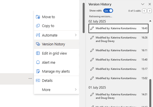Version-history-set-Sharepoint