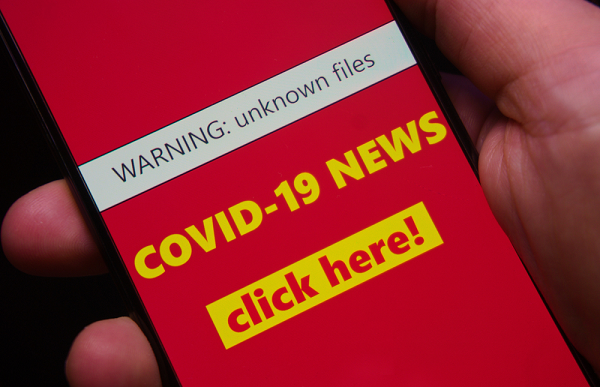 covid-19 phishing on phone
